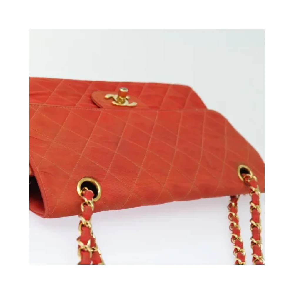 Chanel Vintage Pre-owned Nylon chanel-bags Orange Dames