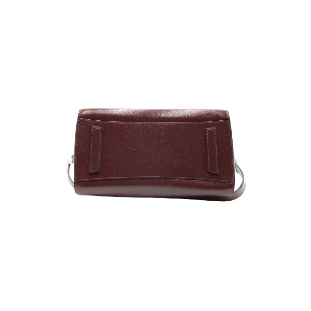 Givenchy Pre-owned Leather handbags Red Dames