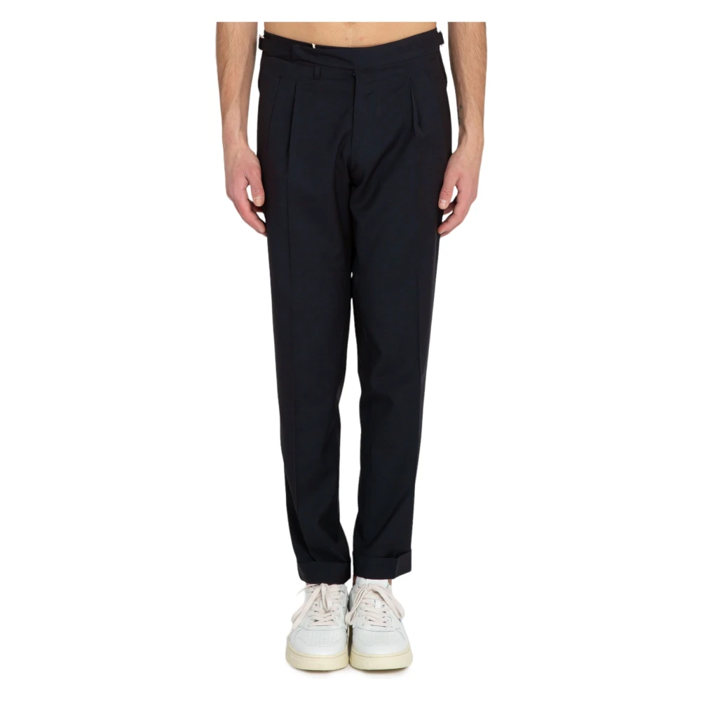 Briglia Wool Pants Quartieri Zignone Blue Heren