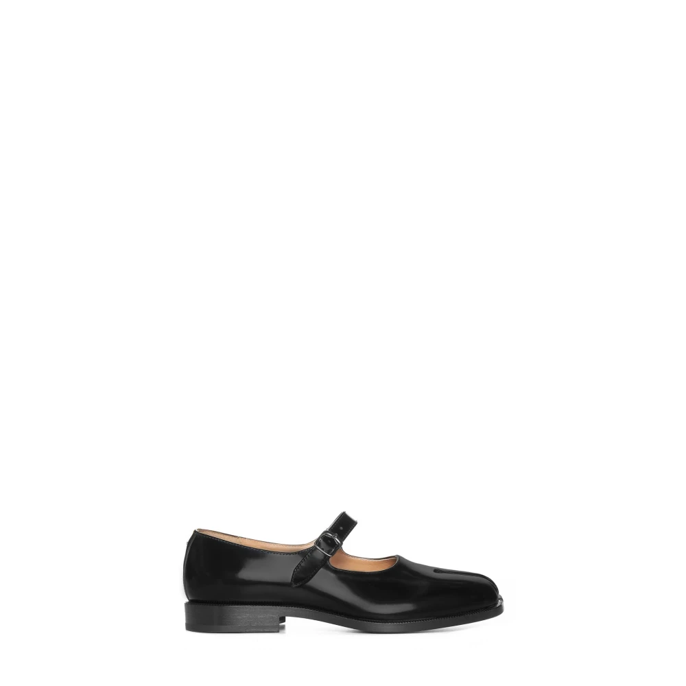 Maison Margiela Women's Black Ballerina Shoes, 5 Uk, Mary Jane Ballet Flat