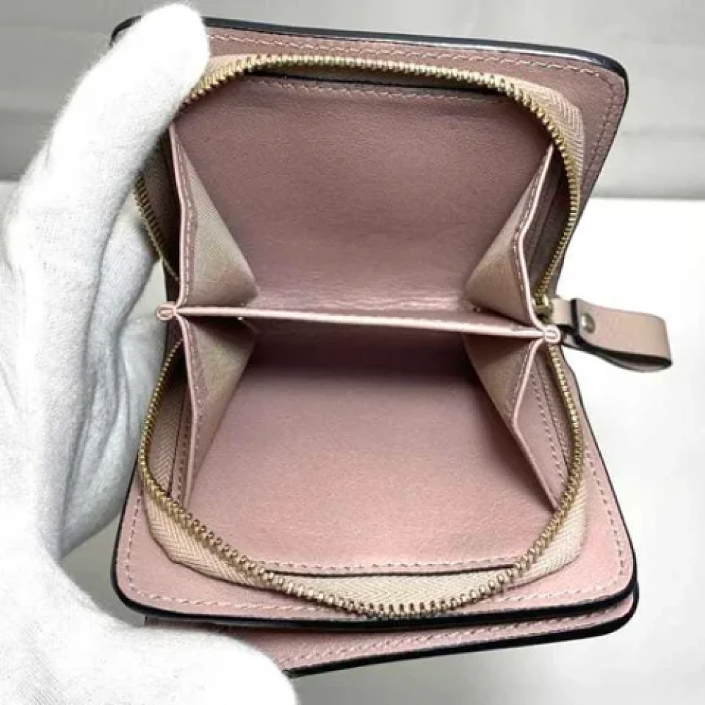 Valentino Vintage Pre-owned Leather wallets Brown Dames