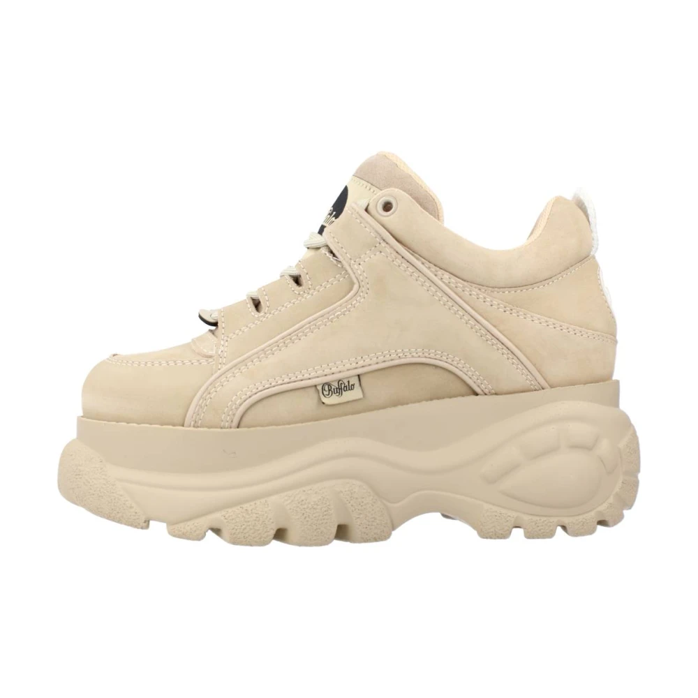 Buffalo Platform Sneakers voor Vrouwen Dames Schoenen Beige
