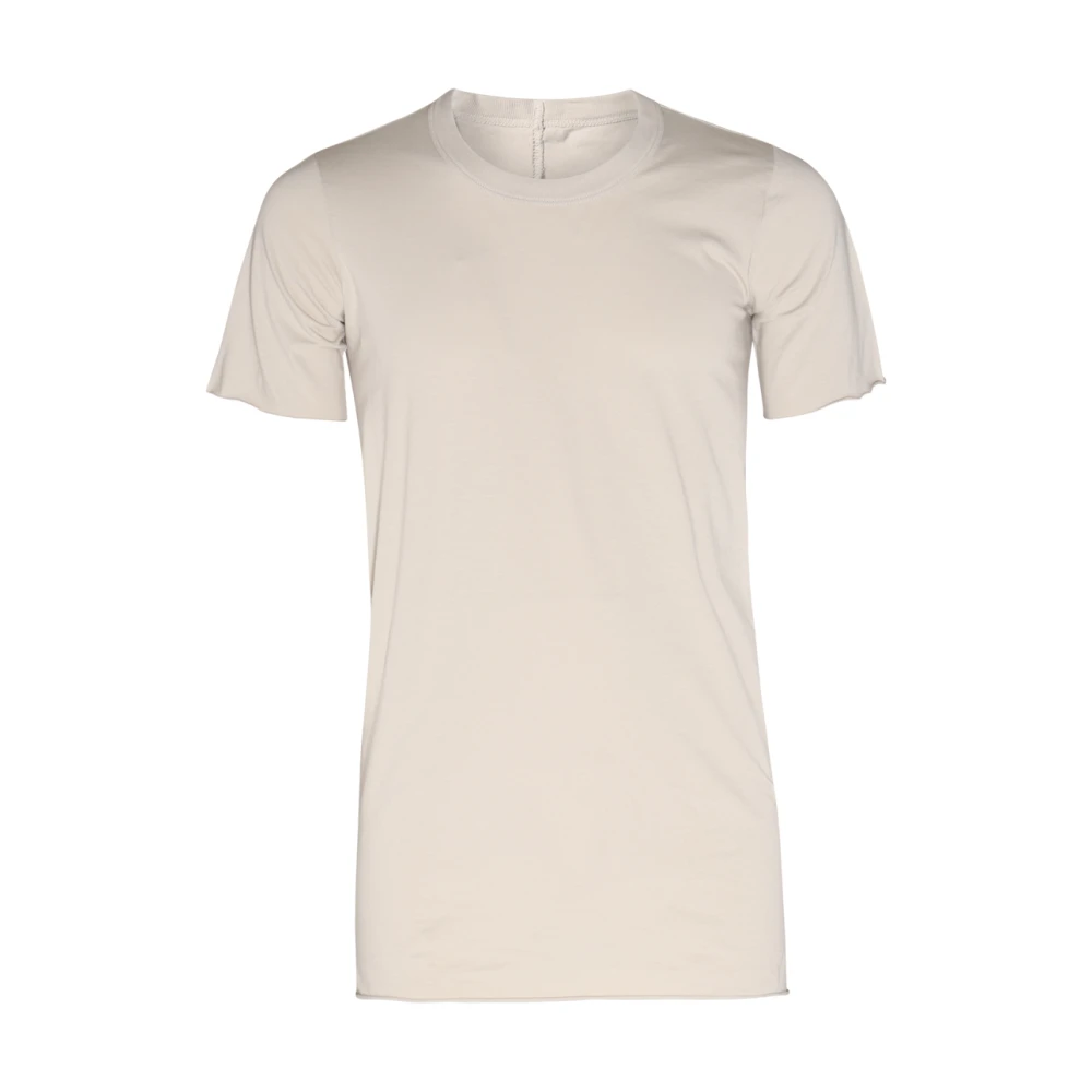 Rick Owens Parel Katoen Polo T-Shirt Beige Heren