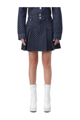 pleated-mini-skirt-monogram-print