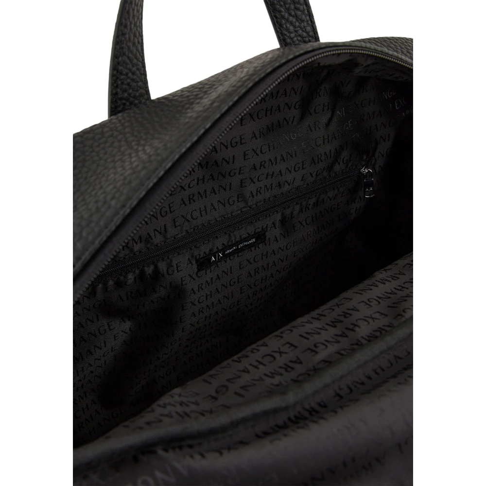 Armani Exchange Zwarte schoudertas met logo Black Unisex