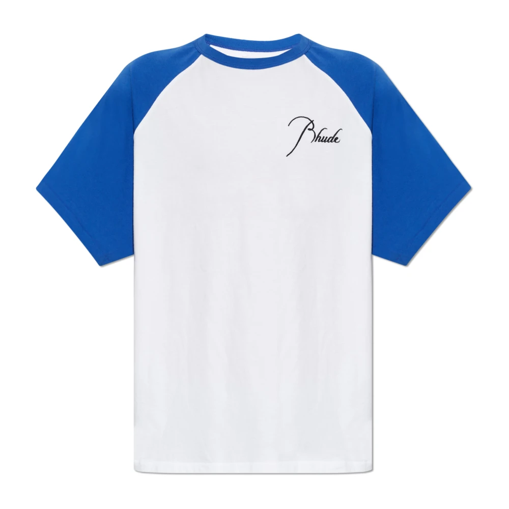 Rhude T-shirt met logo White Heren