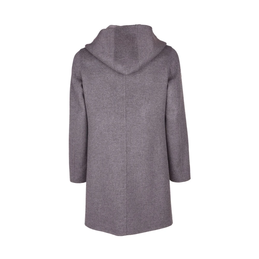 Made in Italia Grijze Maagdelijke Wollen Jas Gray Dames