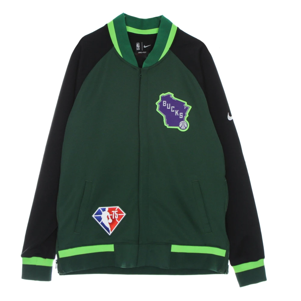 Nike Green Training, Male, M, Nba Lightweight Sweatshirt Showtime Jacket