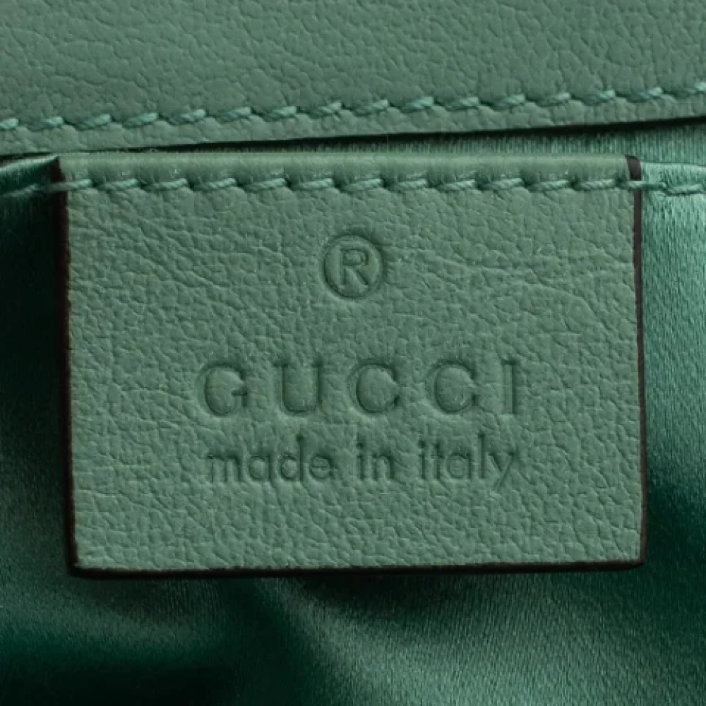 Gucci Vintage Pre-owned Fabric gucci-bags Blue Dames