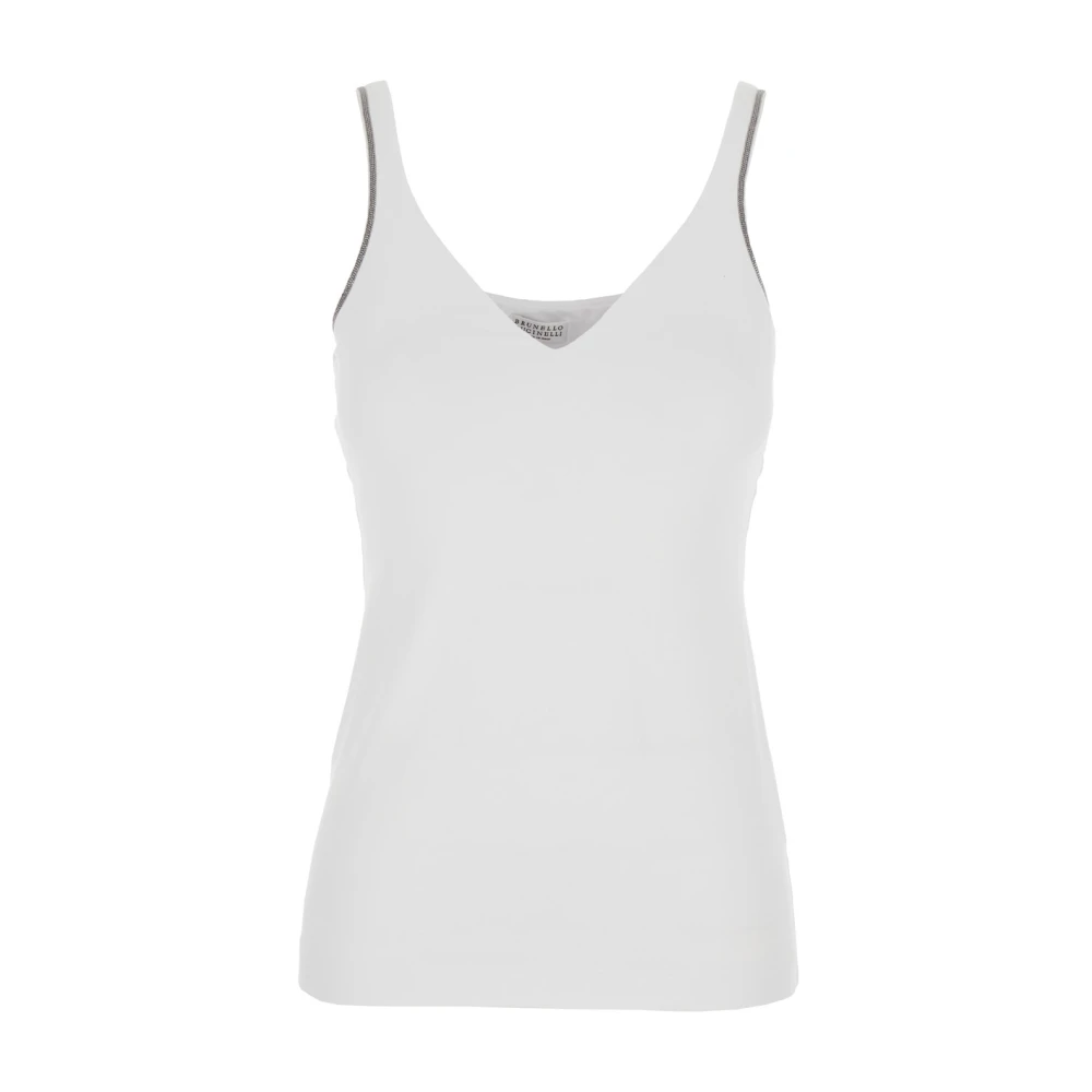 Tops > Sleeveless Tops - - Brunello Cucinelli - Modalova