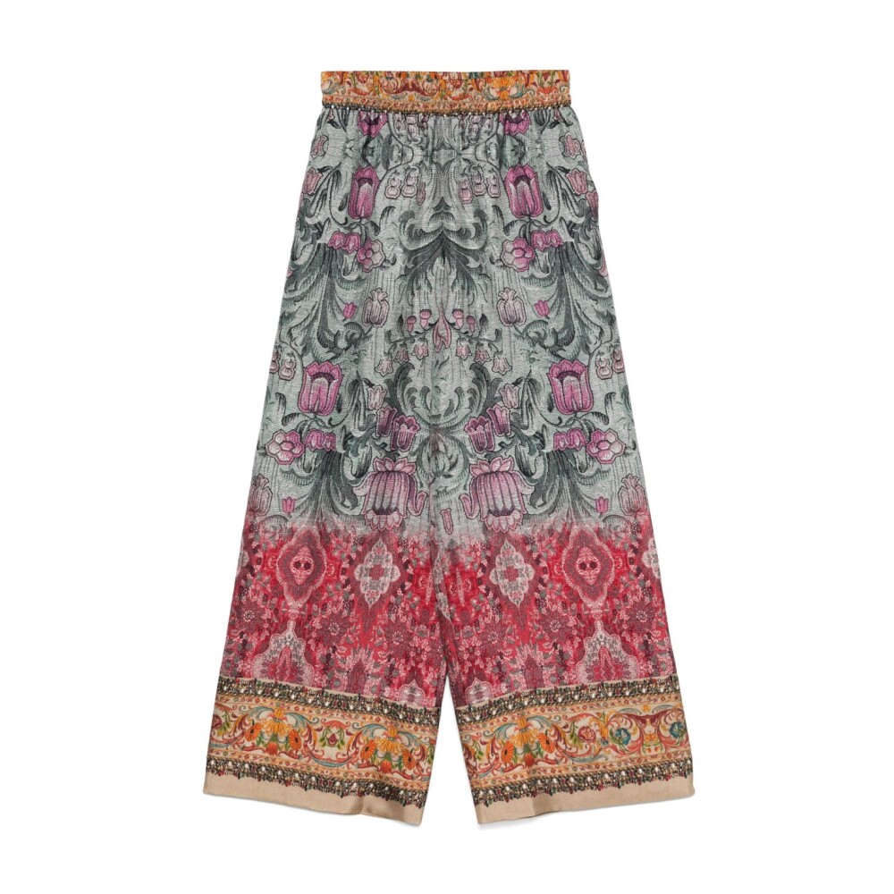 パンツ Pierrelouis Mascia Wide-Leg Trousers With Gradient Design Pierre-Louis Mascia -Leg Gradient Trousers With Landscape