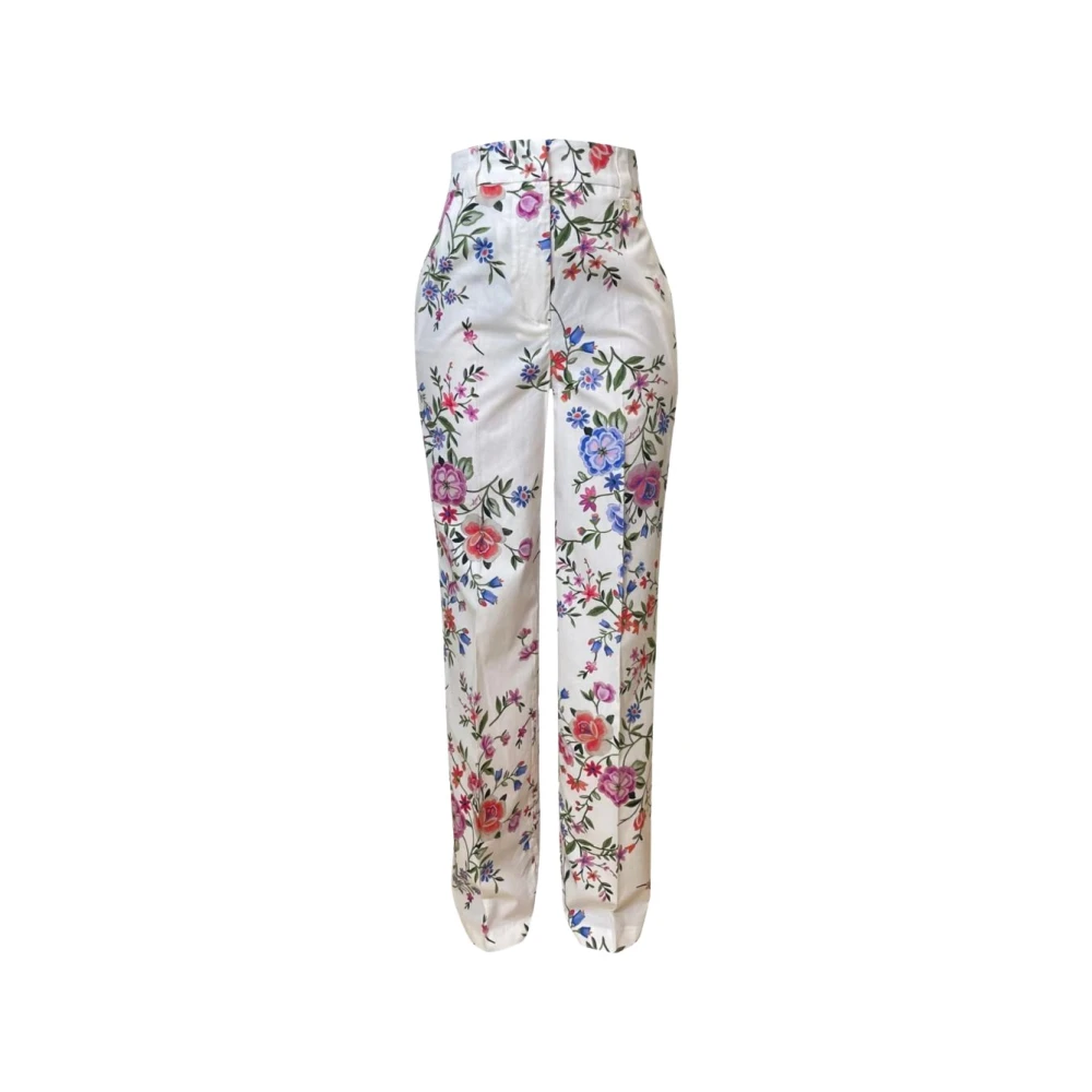 Liu Jo Kvinno Multicolor Byxor Dam, M, Straight Byxor