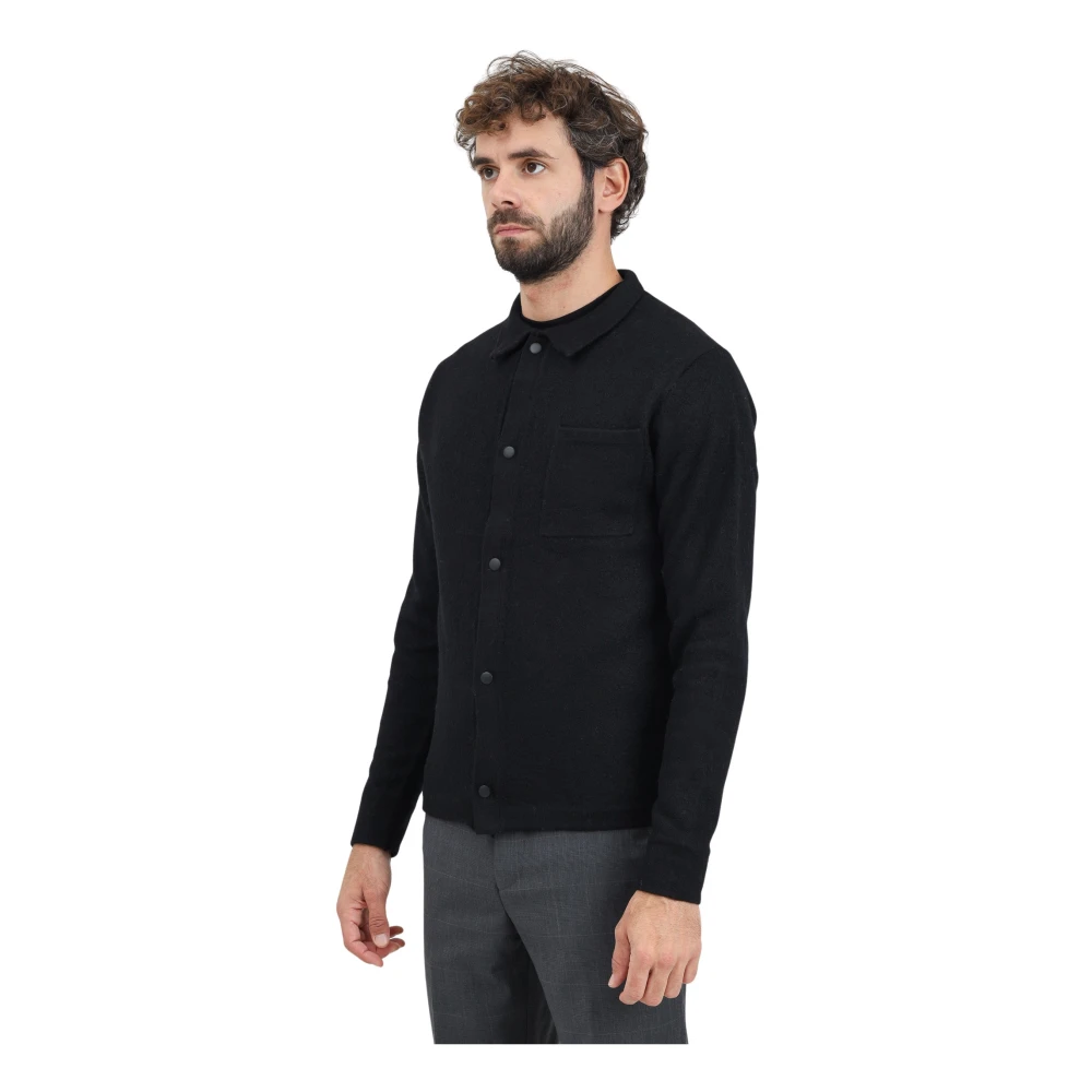 Selected Homme Zwarte cardigan voor mannen Black Heren