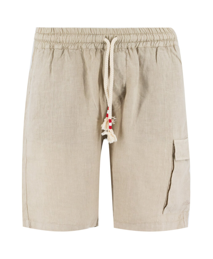 shorts-bermuda-en-lin-avec-cordon-de-serrage