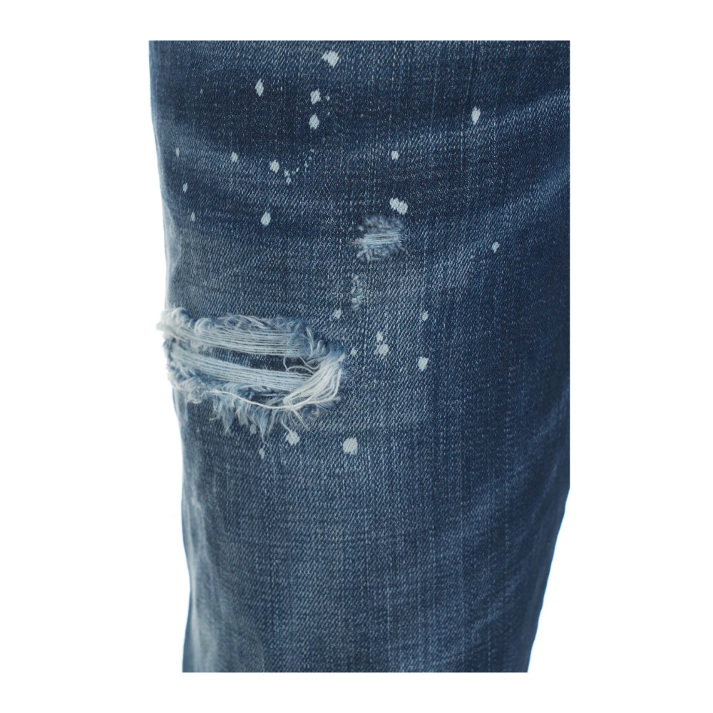 Dsquared2 Blauwe Skater Jeans voor Mannen Blue Heren