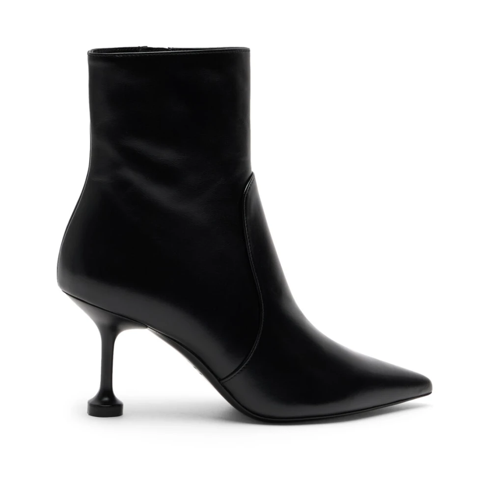 Stuart Weitzman Women's Black Heeled Boots, 9 Uk, Stuartini Zip Bootie 75