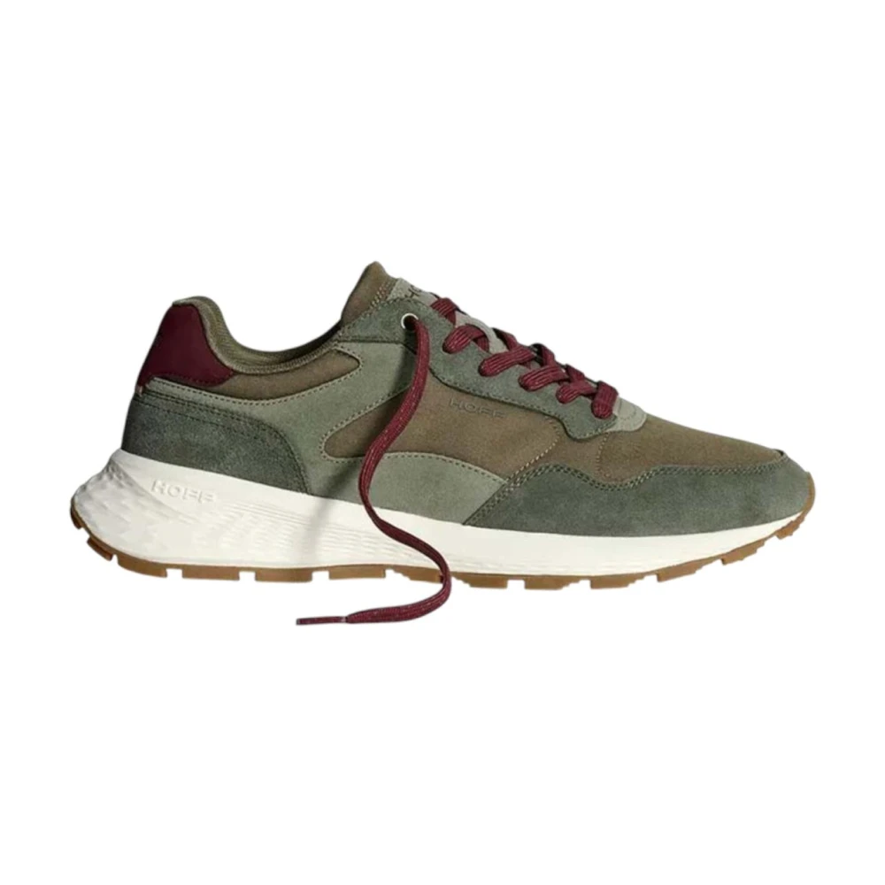 Hoff Men's Green Sneakers, 7 Uk, City Mkii Khaki Trainers