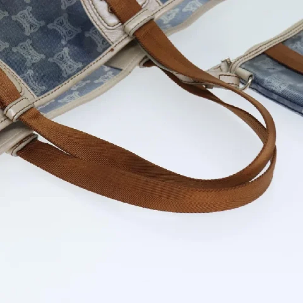Celine Vintage Pre-owned Canvas totes Blue Dames