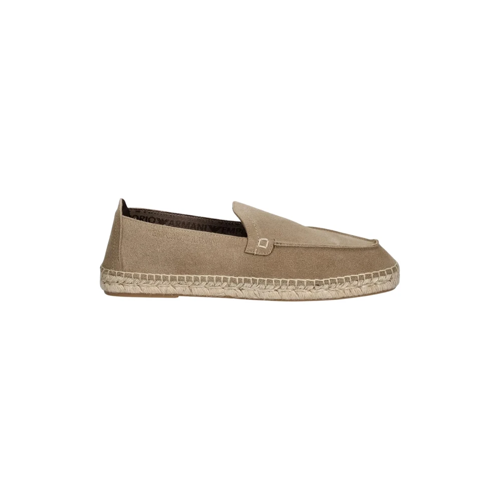 Emporio Armani , Herren, Schuhe, Beige, 42 Eu