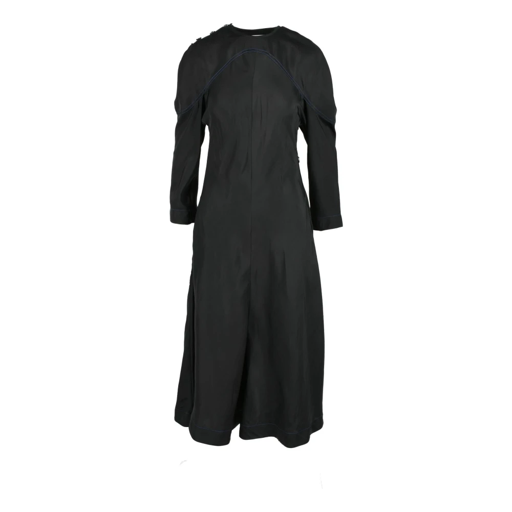 Jil Sander Zijde Blend Damesjurk Black Dames