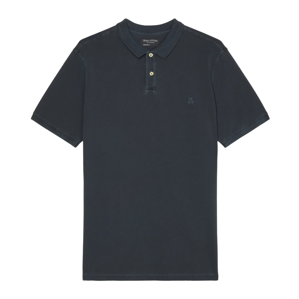 Marc O'Polo Piqué regular polo shirt Blue Heren