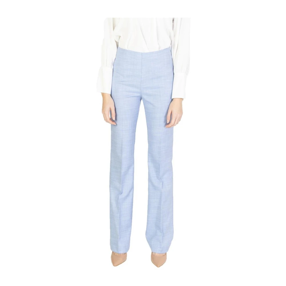 Sandro Ferrone Blauwe Palazzo Broek Lente Zomer Collectie Blue Dames