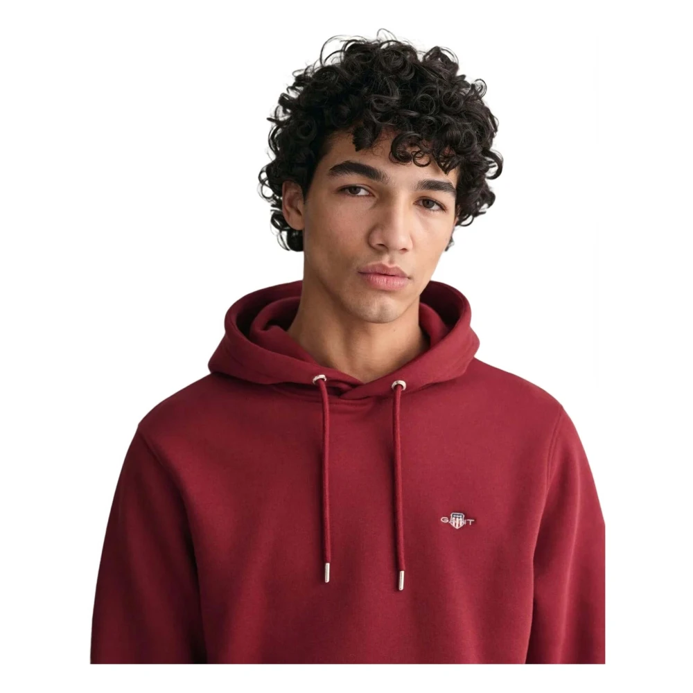 Gant Hoodie Red Heren