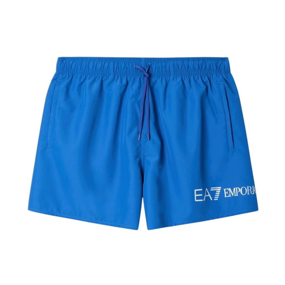Emporio Armani Men's Blue Costume Mare - Beachwear - Xl - Swimwear