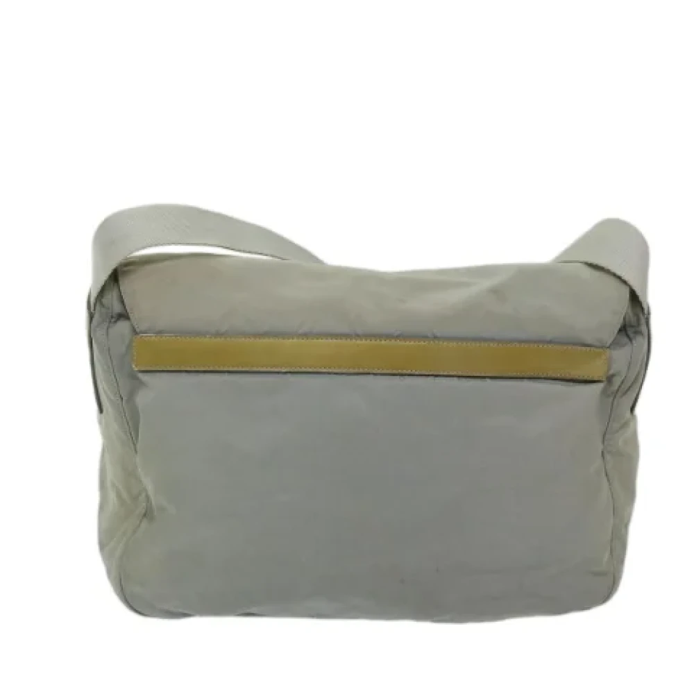Prada Vintage Pre-owned Nylon prada-bags Gray Dames