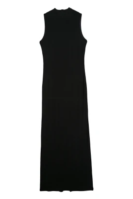 Sleeveless Ribbed Dress