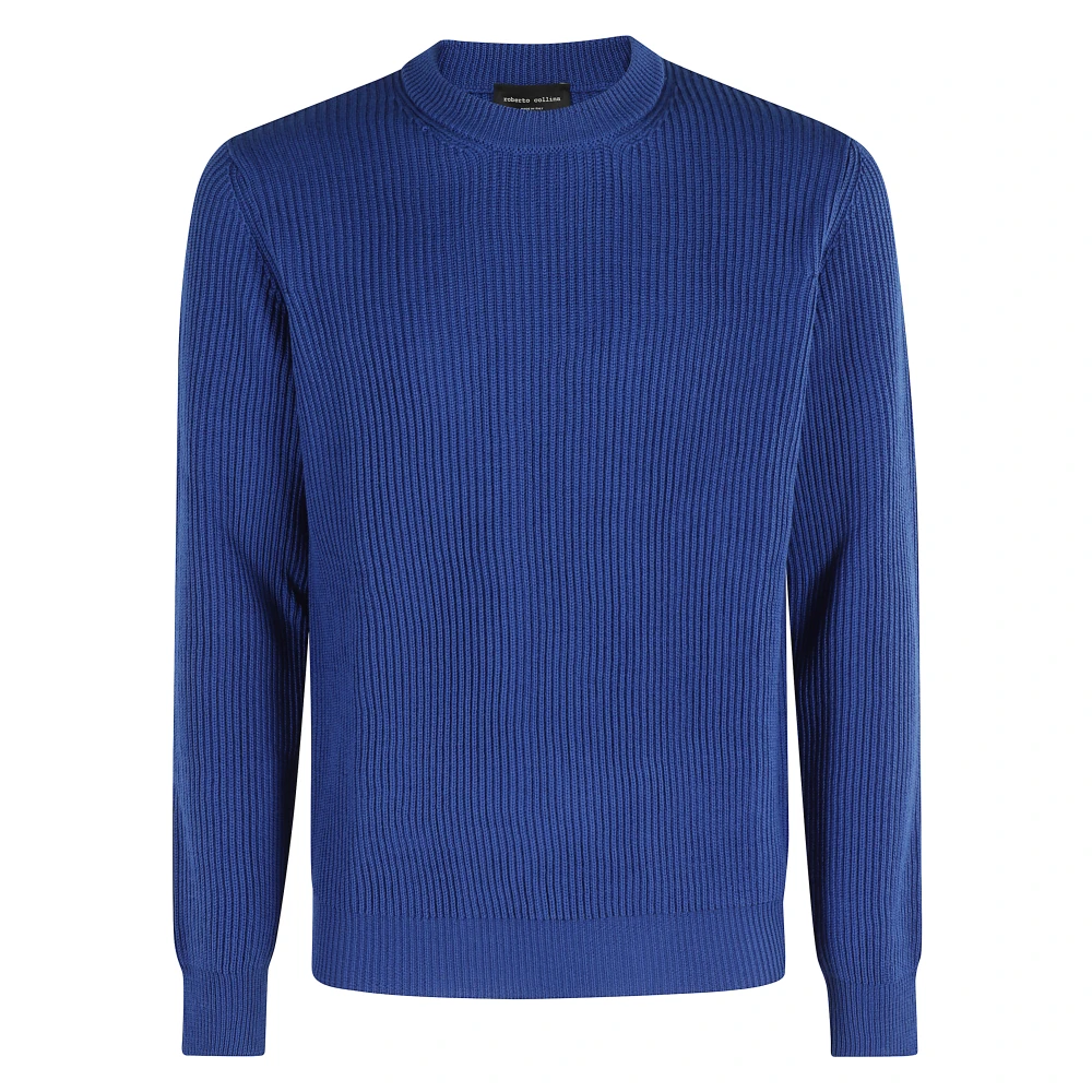 Roberto Collina Herren Blau Strickwaren, Lgröße: