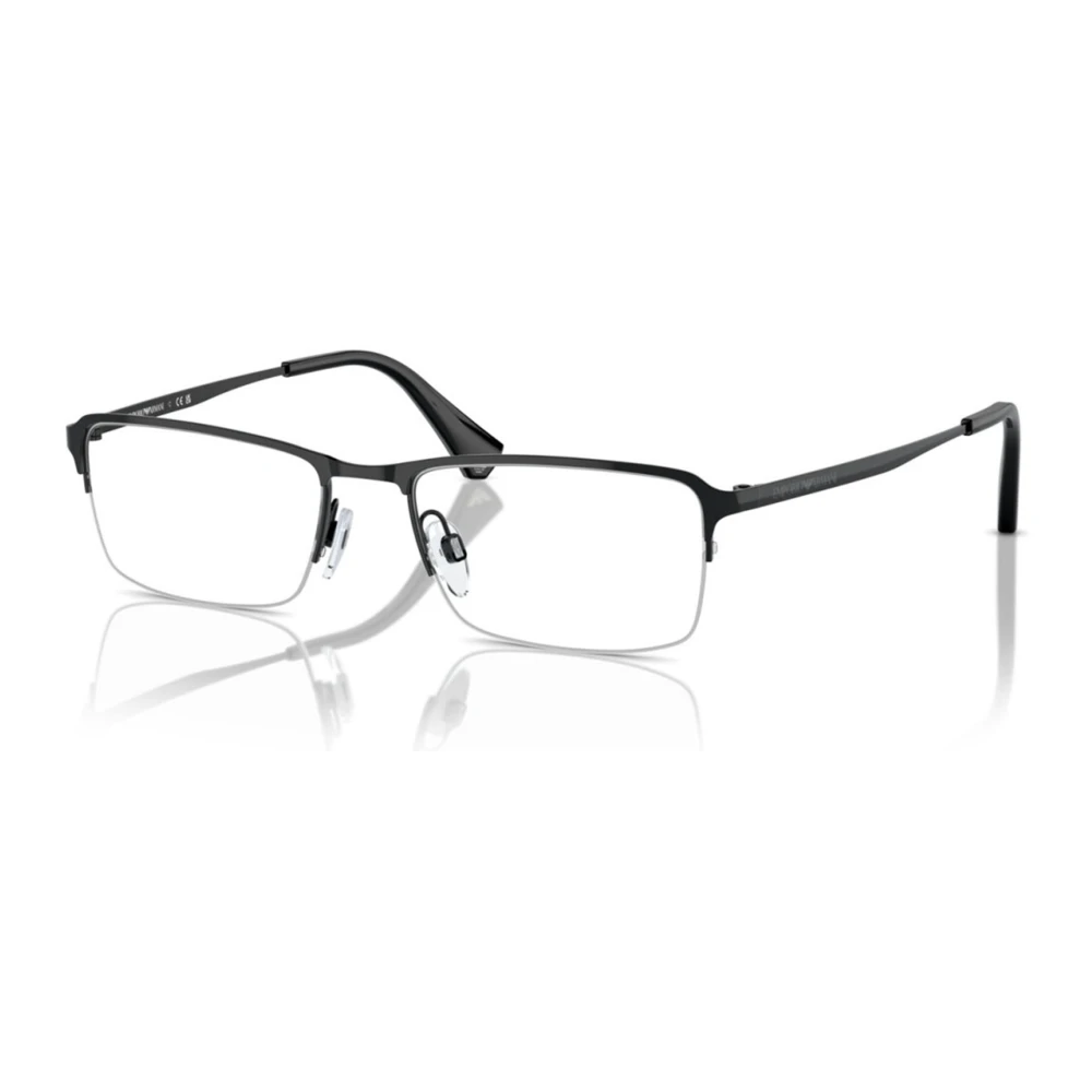 Emporio Armani Unisex Black Glasses, 55 Mm, Eyewear Frames Ea 1044Td