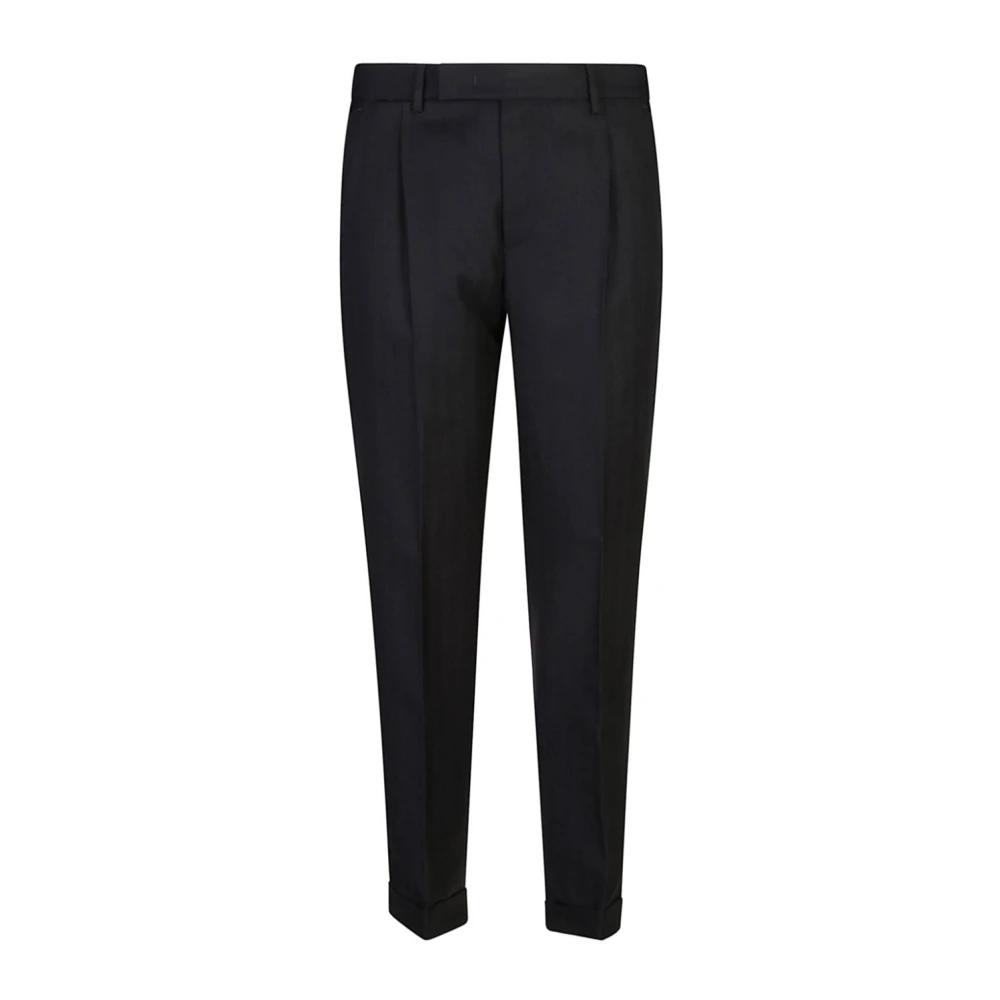 PT Torino Blauwe Wollen Broek voor Mannen Blue Heren