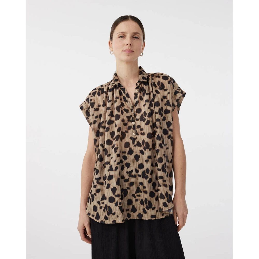 Knit-ted Mouwloze Top Bodee Brown Dames