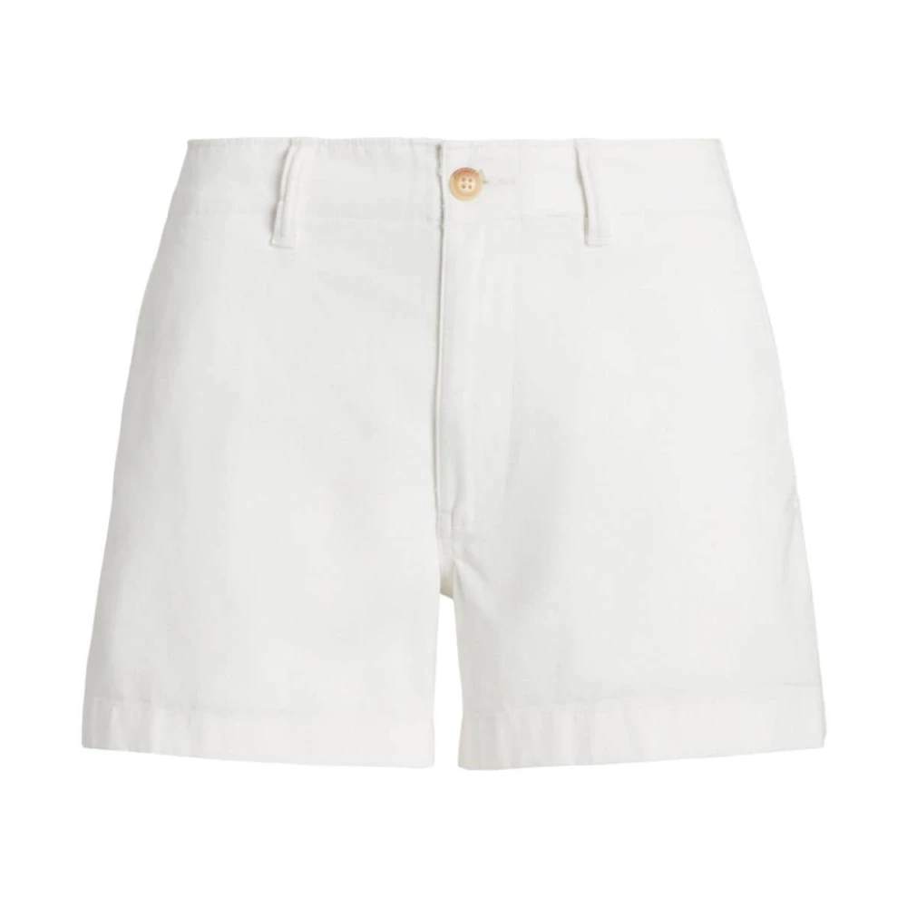 Polo Ralph Lauren Witte Shorts Klassieke Stijl White Dames