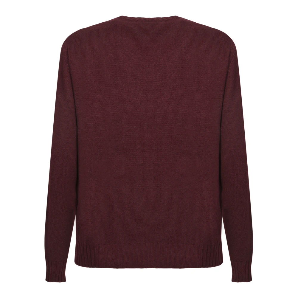 Dell'oglio Bordeaux Gebreide Kleding Aw24 Red Heren