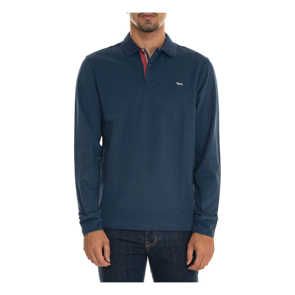 Harmont & Blaine Klassieke Polo Shirt voor Mannen Blue Heren