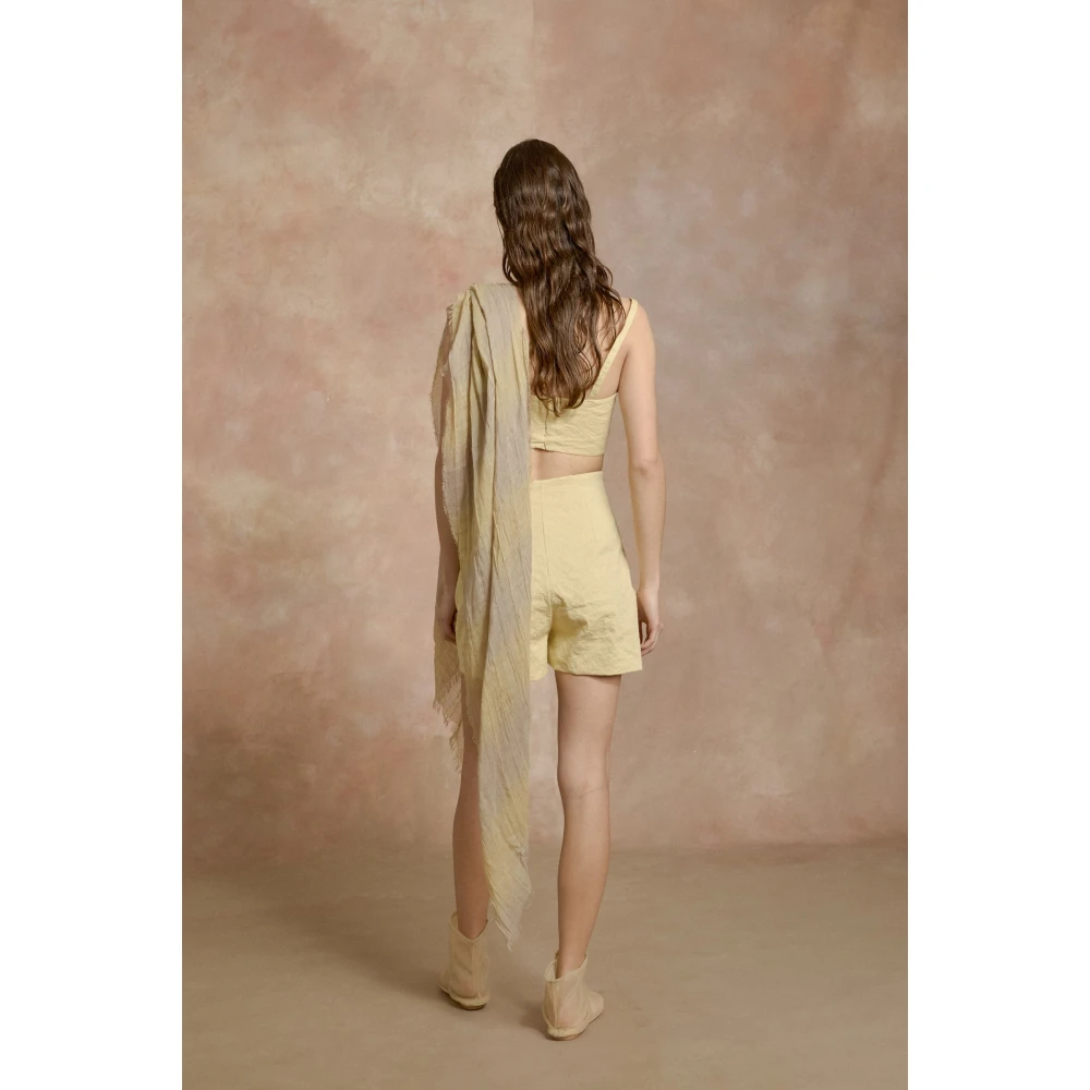 Cortana Citroen top bustier lichtgeel Yellow Dames