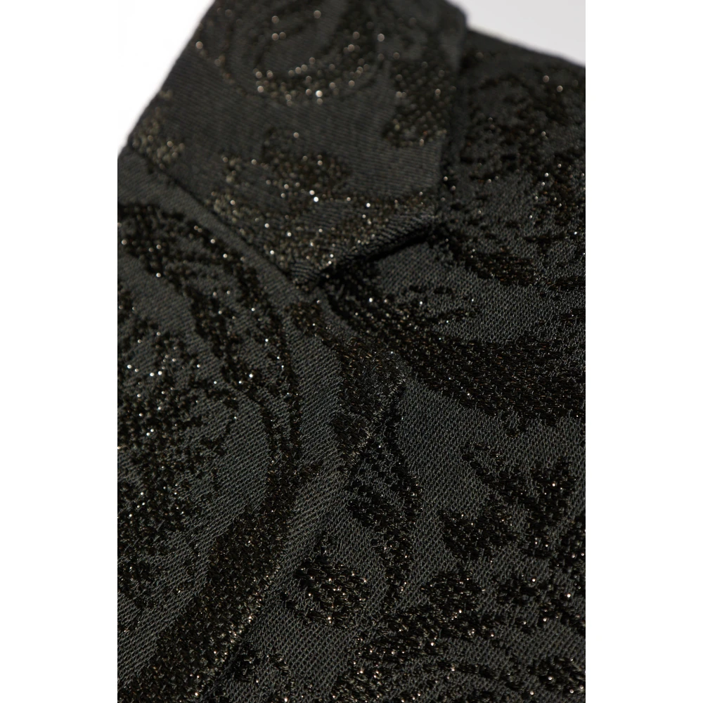 Versace Gestreepte blazer Black Heren
