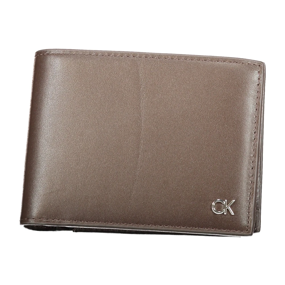 Calvin Klein Heren Portemonnee Bruin Rfid Bescherming Brown Heren