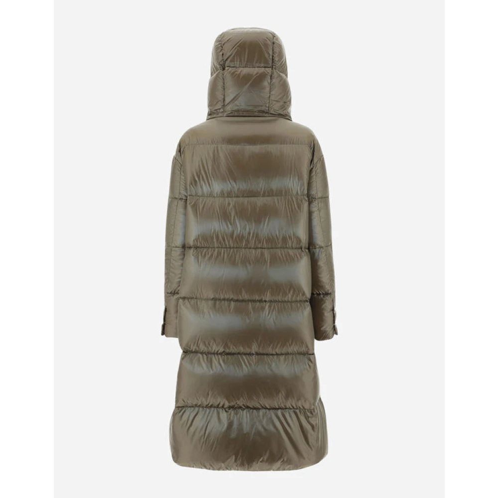 Herno Lange Parka Green Dames