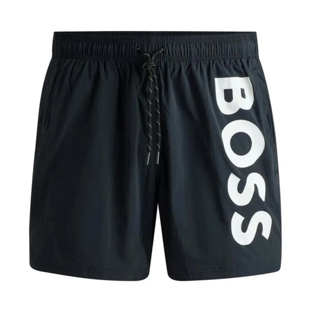 Boss Uomo Nero Costumi Da Bagno, S, New,