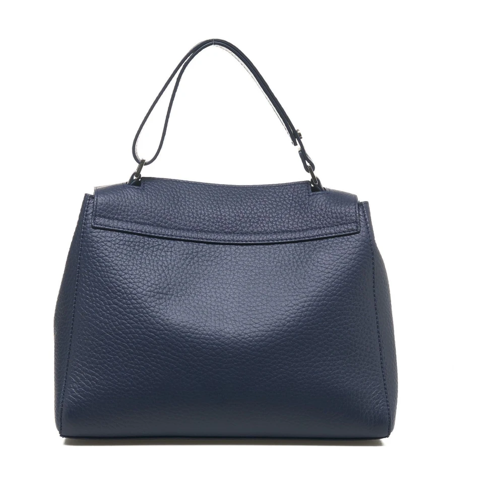 Orciani Blauwe Handtas Sveva Soft Blue Dames