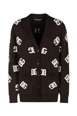 monogram-cardigan-brown-white-knit