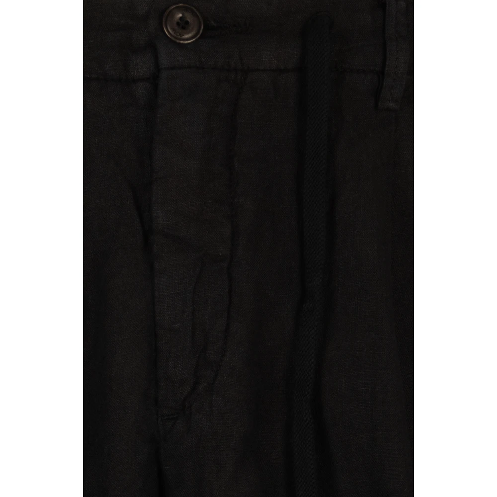 40Weft Zwarte Chino Broek Black Heren