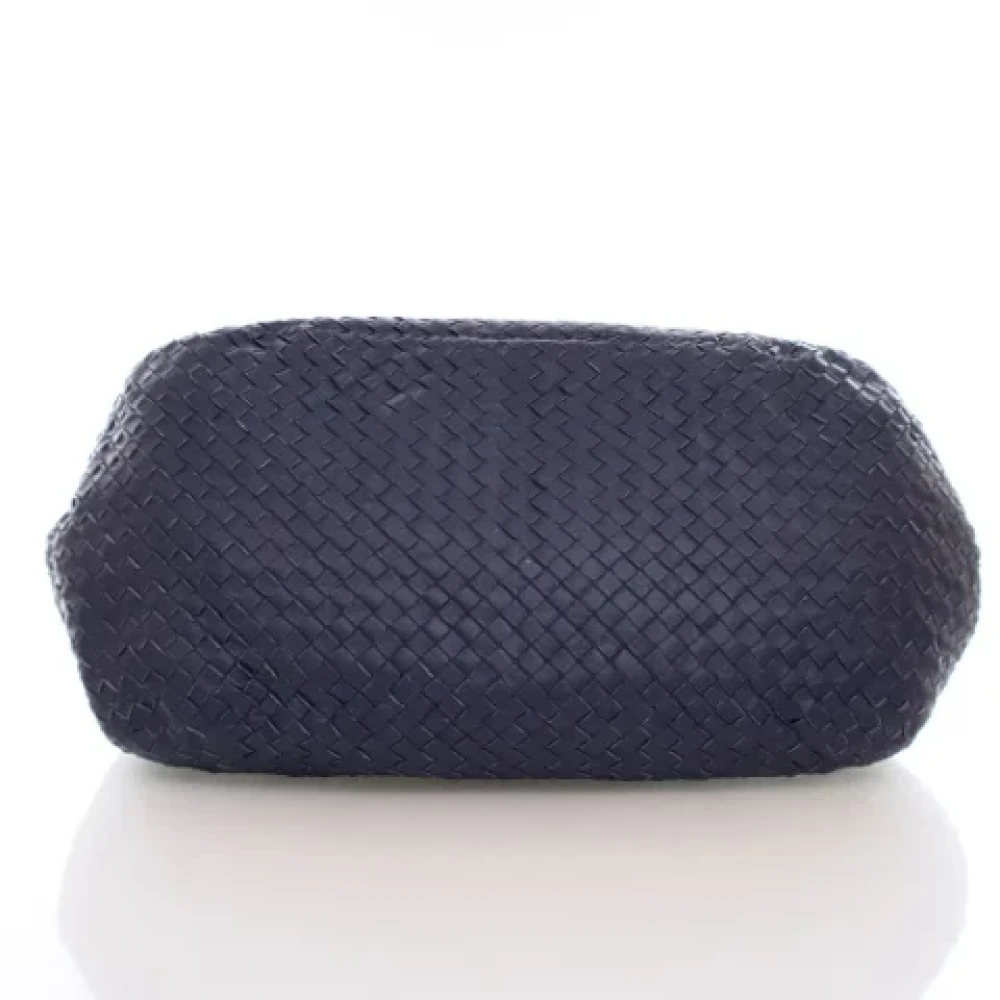 Bottega Veneta Vintage Pre-owned Leather handbags Blue Dames