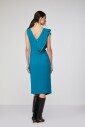 robe-midi-avec-volants-et-fente