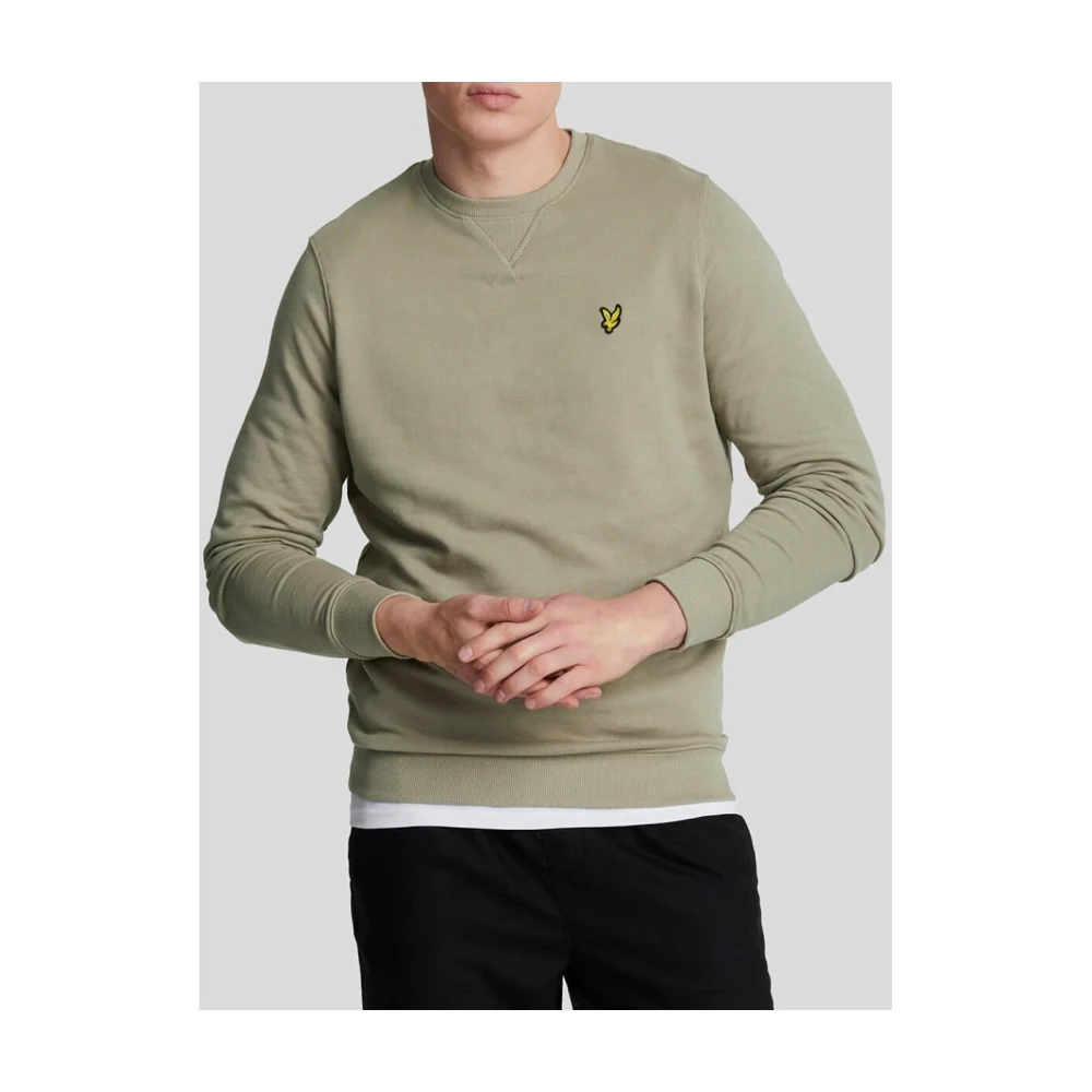 Lyle & Scott Klassieke Logo Sweatshirt Alle Seizoenen Green Heren
