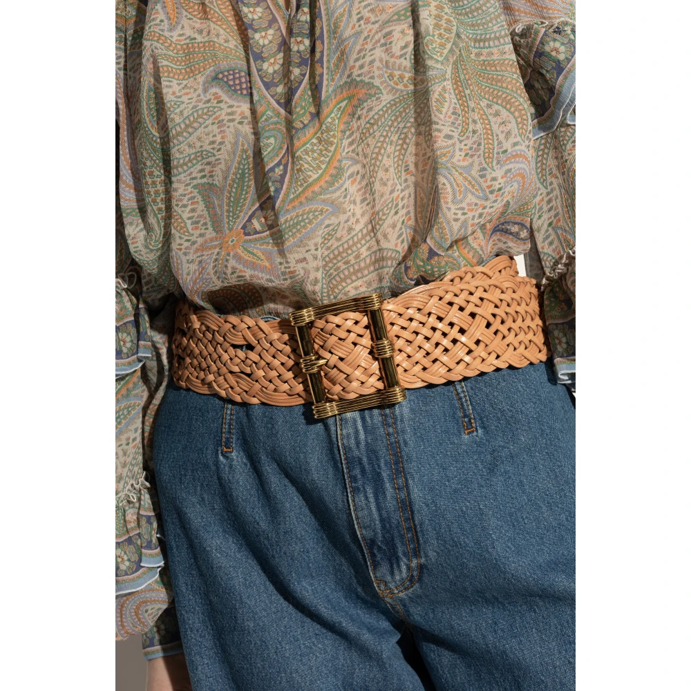 ETRO Gevlochten riem Brown Dames