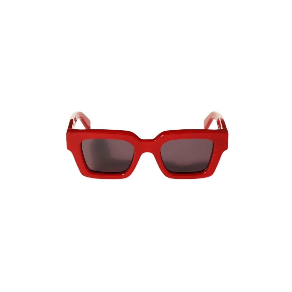 Off White Unisex Red Sunglasses, 53 Mm, Ow1022 Virgil Sunglasses